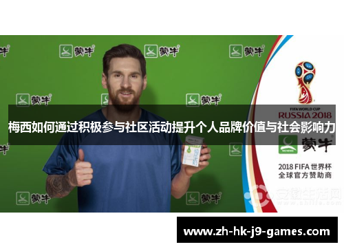 梅西如何通过积极参与社区活动提升个人品牌价值与社会影响力